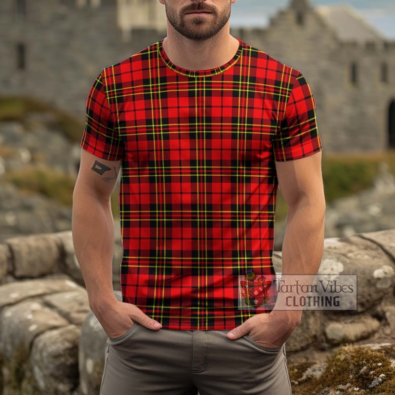Brodie Modern Tartan Cotton T-Shirt